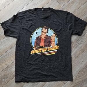 Suck My Wake Great Outdoors Graphic Charcoal T-Shirt XL